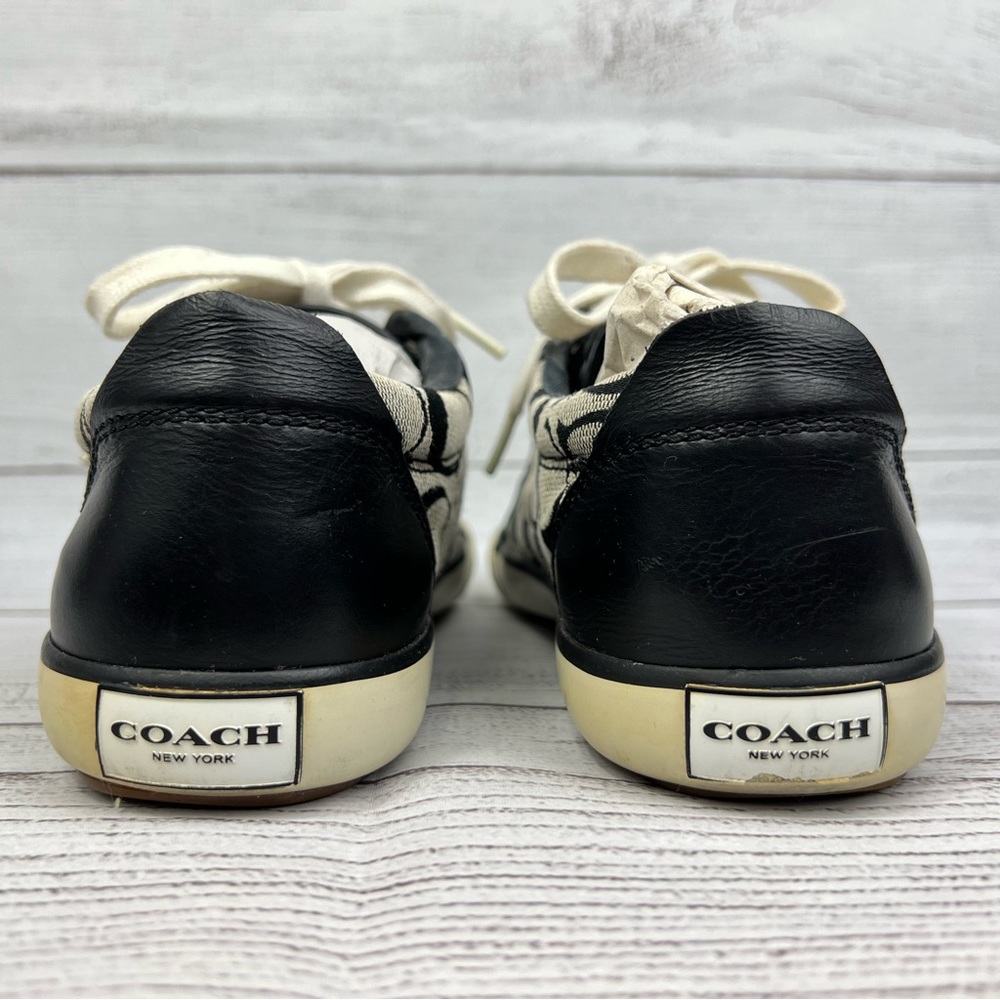Womens Coach Barrett Signature Canvas black Sneakers size 5.5 - Picture 9 of 15